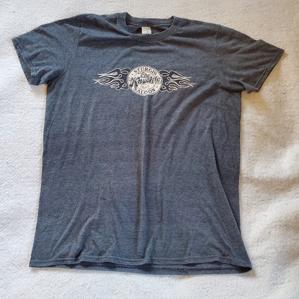 Sturgis The Knuckle Saloon T-Shirt, Sz M